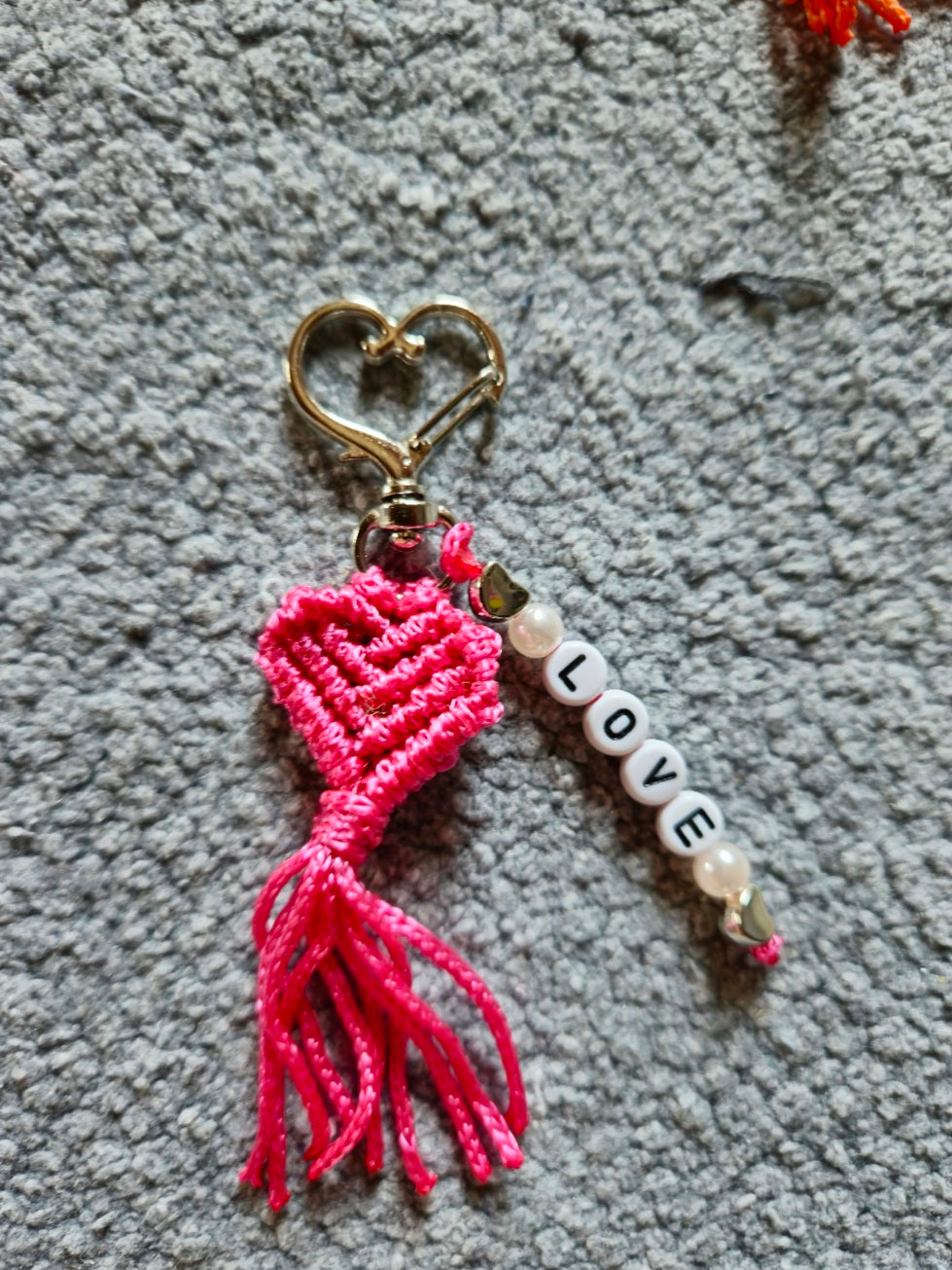 Love Heart Keychain